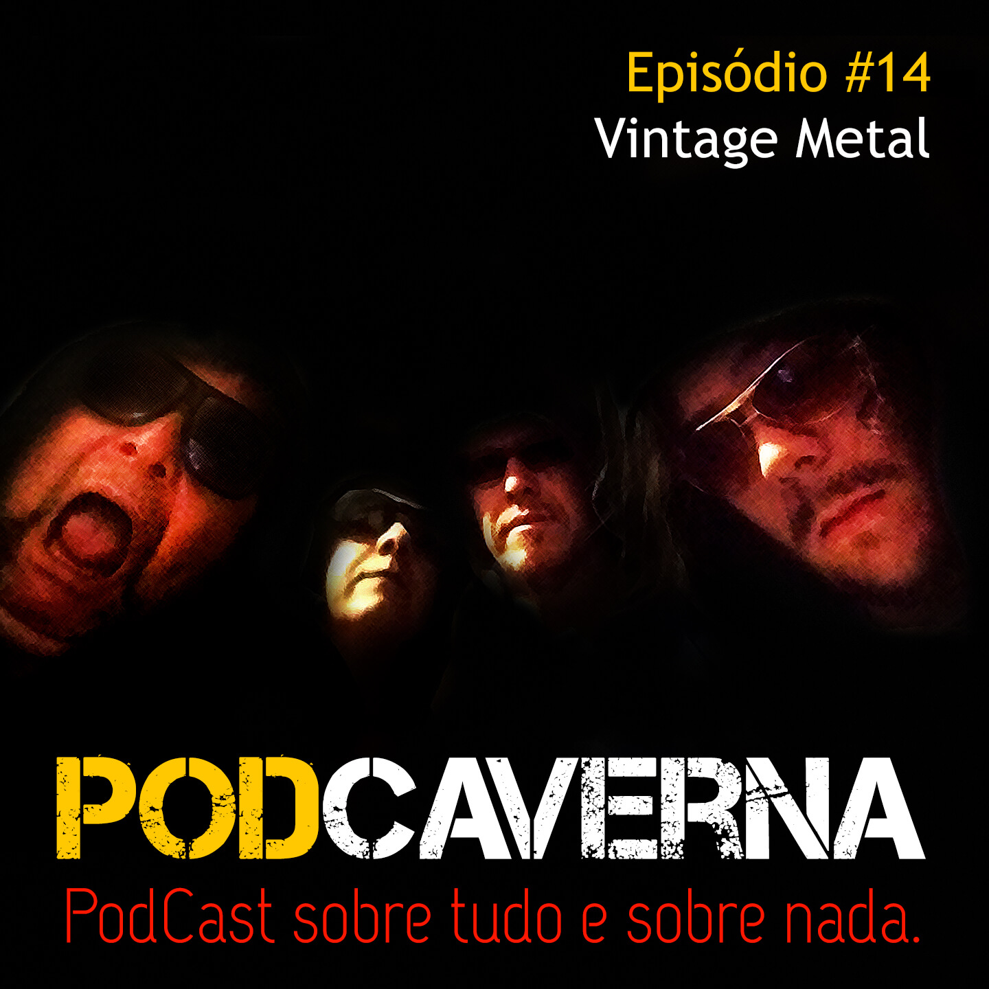 Capa Podcaverna - Episódio 14: Vintage Metal