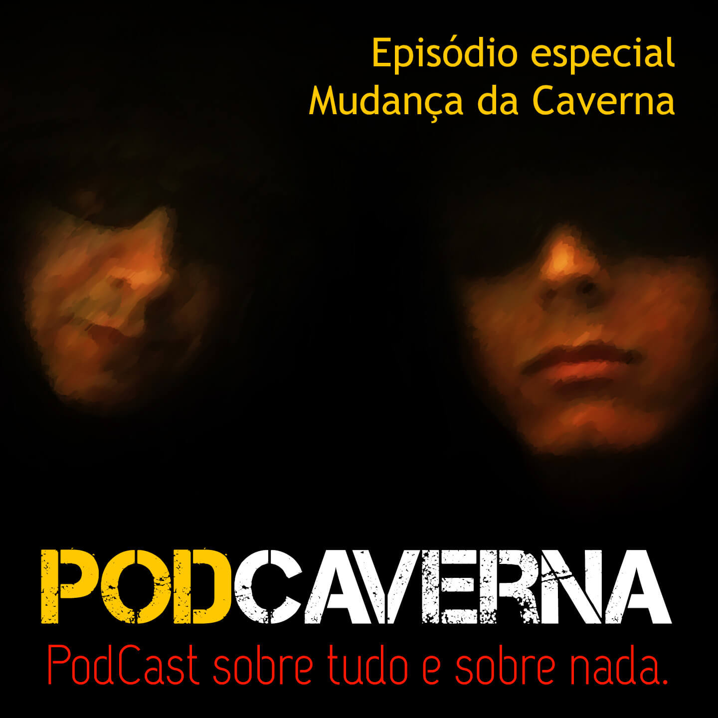 Capa PodCaverna - Episódio Especial Mudança da Caverna